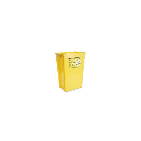 CONTENEUR PLASTIQUE DECHETS+COUV. 50 LT