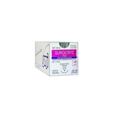SURGICRYL 0 CT 3/8 40MM 75CM BTE/36